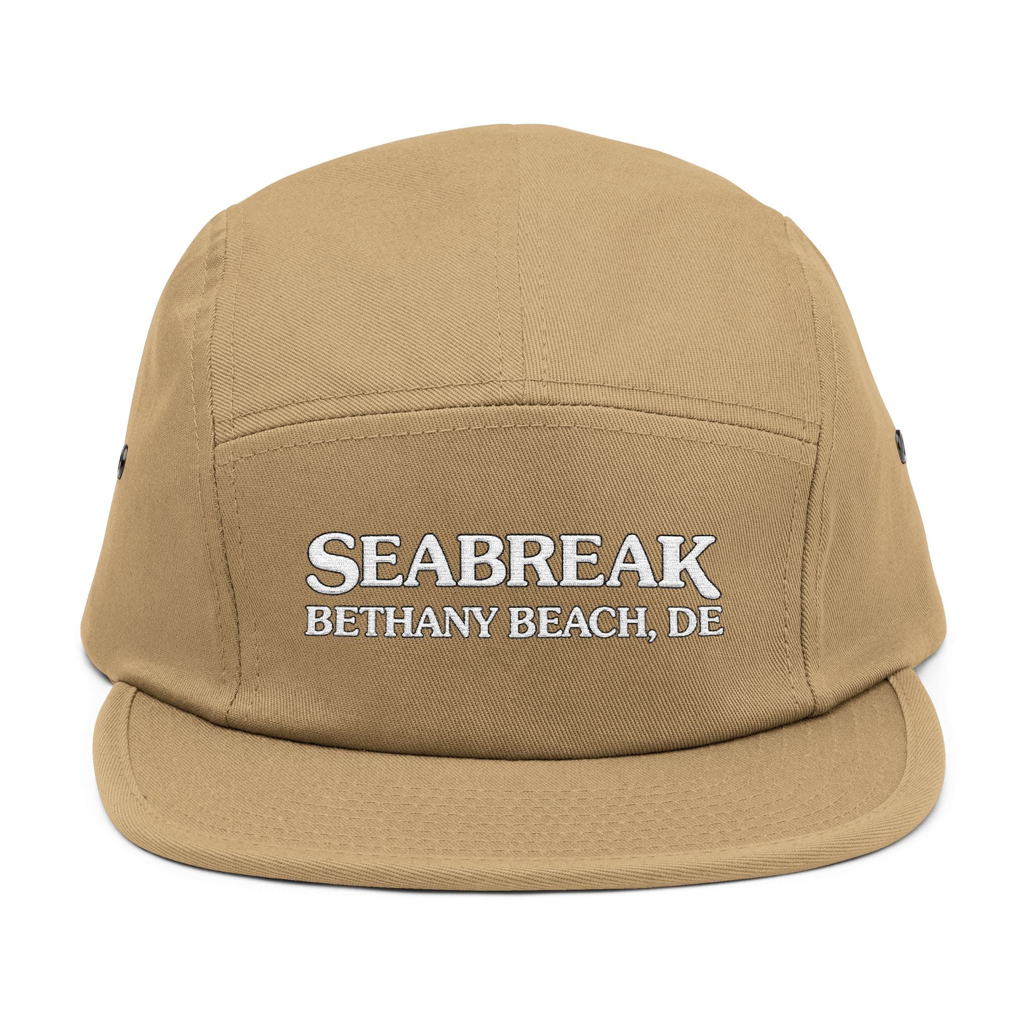 Embroidered Seabreak 5 Panel Cap