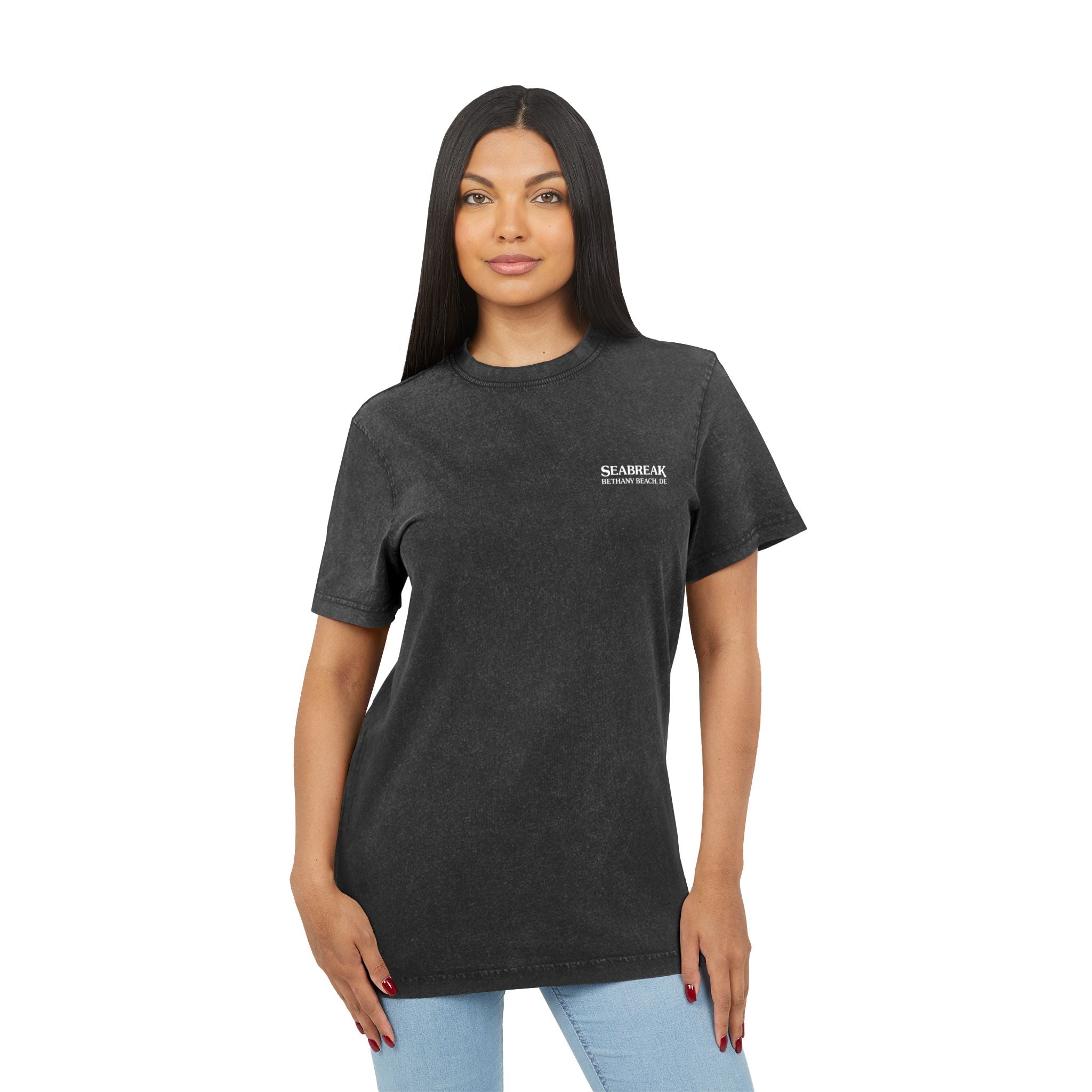 Unisex Seabreak Acid Washed Tee