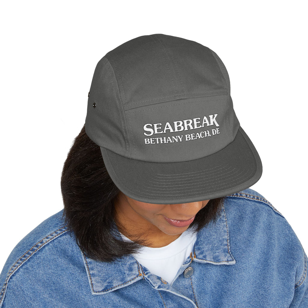 Embroidered Seabreak 5 Panel Cap