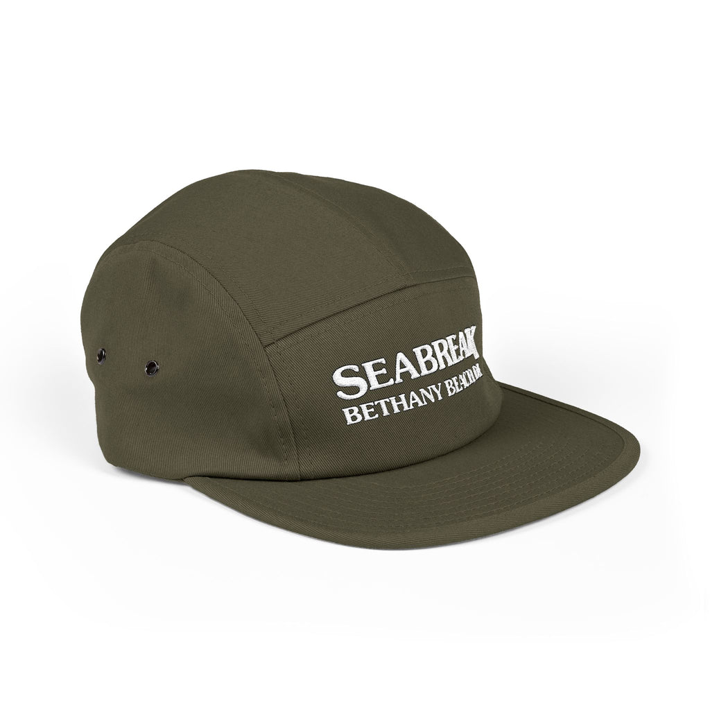 Embroidered Seabreak 5 Panel Cap