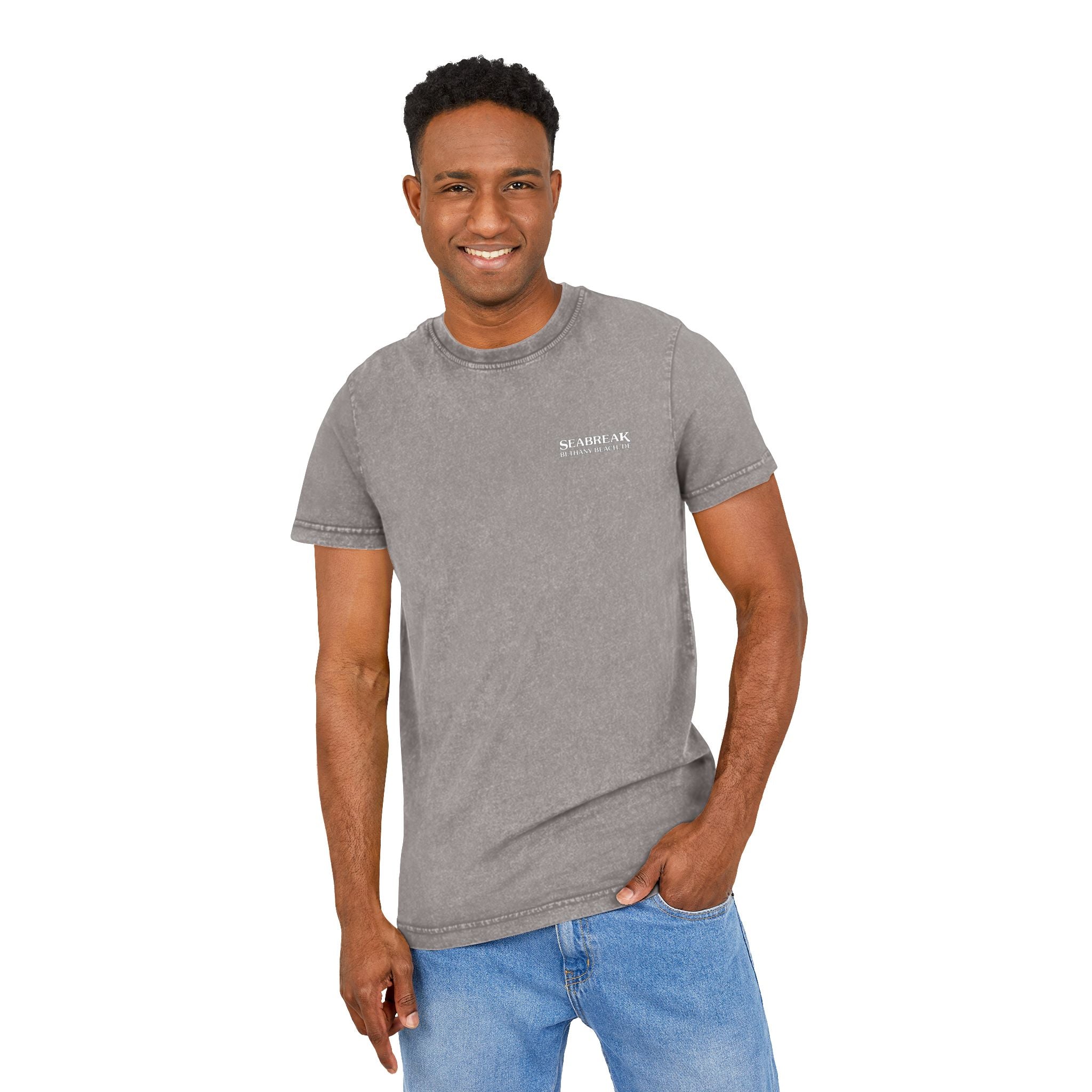 Unisex Seabreak Acid Washed Tee