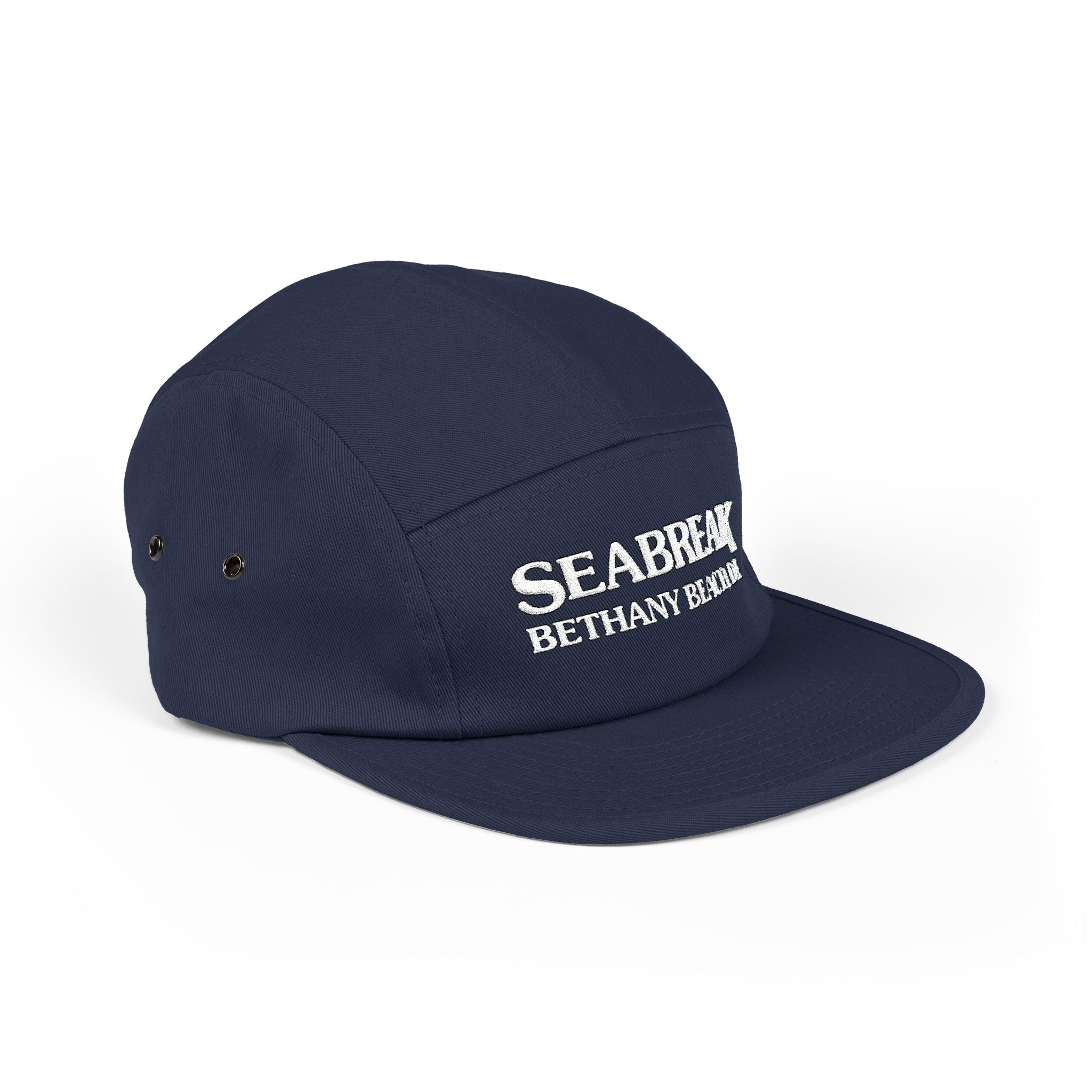 Embroidered Seabreak 5 Panel Cap