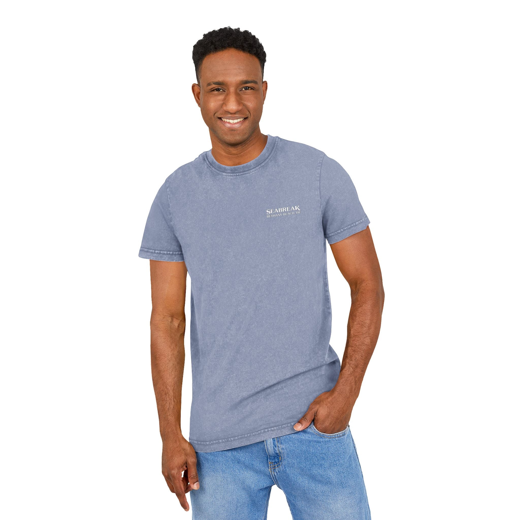 Unisex Seabreak Acid Washed Tee