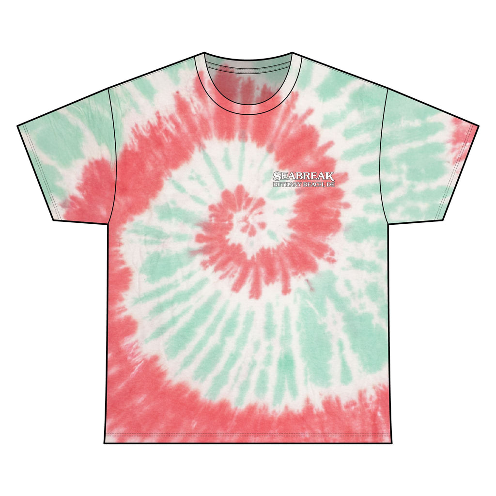 Unisex Seabreak Tie Dye Cotton Tee