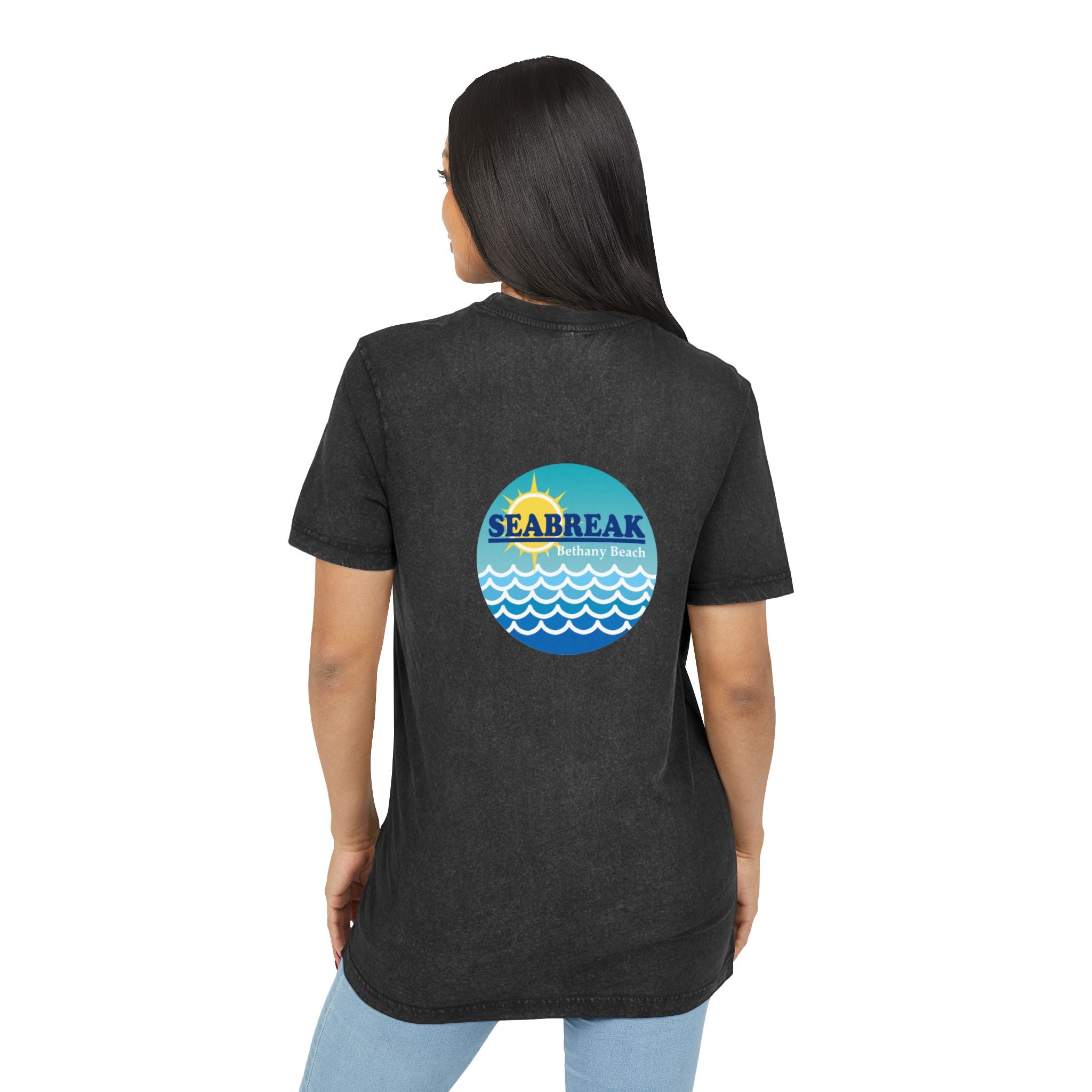 Unisex Seabreak Acid Washed Tee