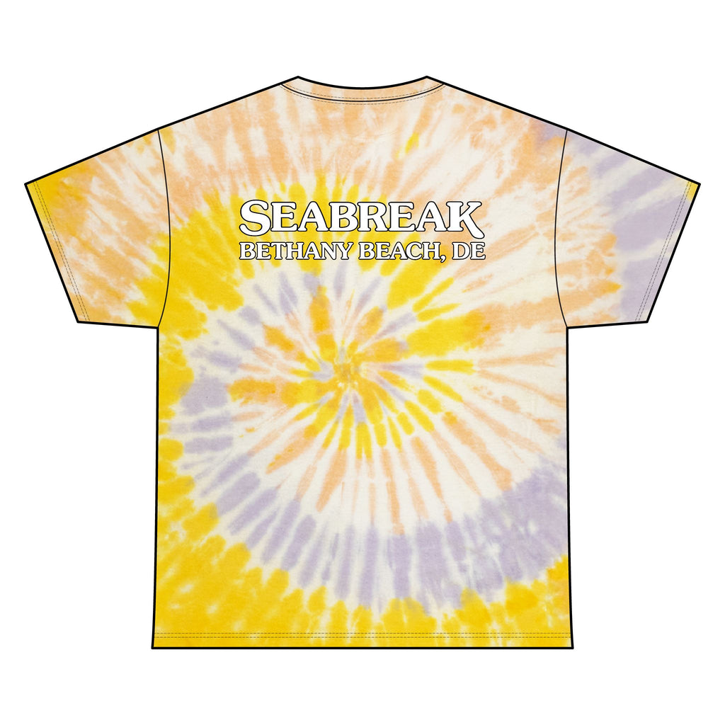 Unisex Seabreak Tie Dye Cotton Tee